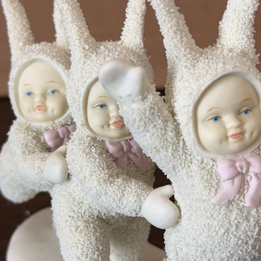 90s Dept 56 1994 Bunny Hop Snowbabies Vintage Easter
Ceramic Figurine department - Picture 6 of 8